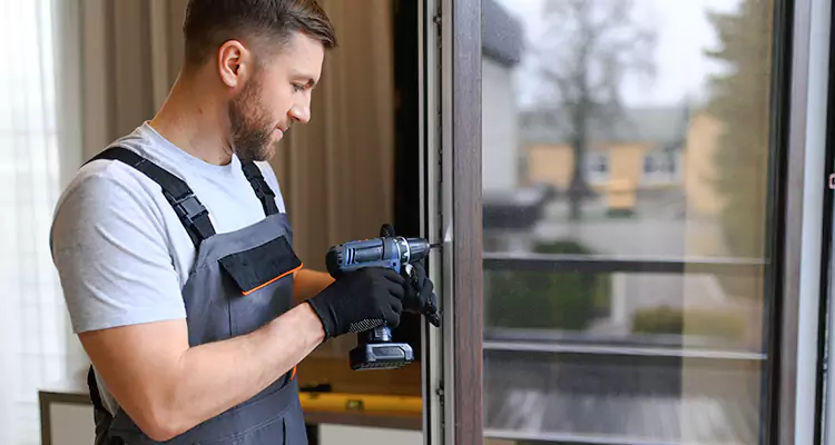 Sliding Screen Door Handle Repair in The Acreage, FL