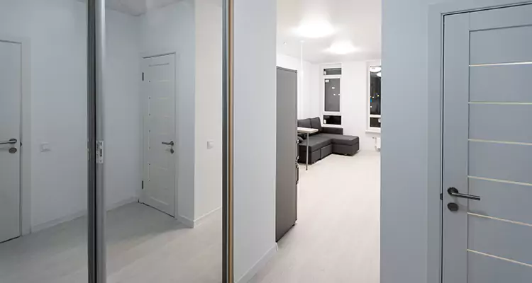 Modern Mirrored Closet Doors Repair in The Acreage, FL