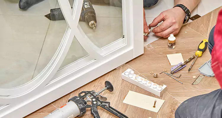 Interior Patio Door Casing Repair in The Acreage, FL