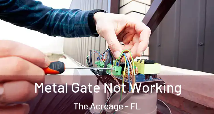  Metal Gate Not Working The Acreage - FL