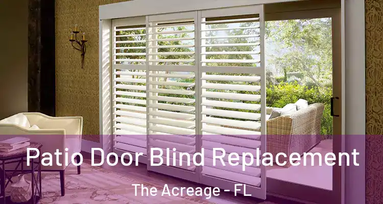  Patio Door Blind Replacement The Acreage - FL